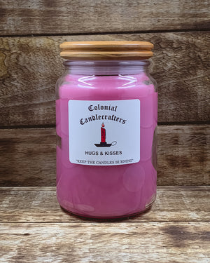 Hugs & Kisses Jar Candles